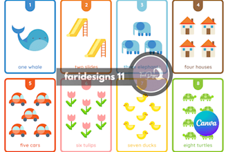 create awesome flashcards for kids
