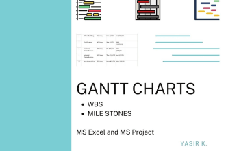 create wbs or gantt chart in excel or ms project