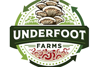 design a professional modern mushroom logo