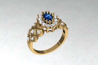 do 3d jewellery cad designing