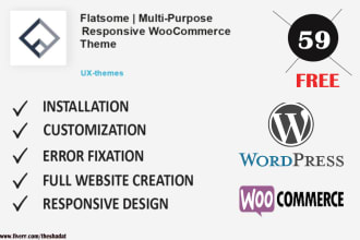 design flatsome theme woocommerce ecommerce wordpress website