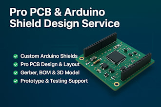 design a pro pcb and arduino shield
