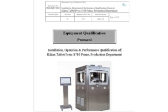 write gmp, iso, who, fda compliant validation protocol report for pharmaceutical