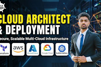 design and deploy secure cloud infrastructure on AWS azure gcp
