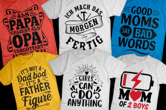 design custom svg cut files,dxf, pdf, png t shirt bundle for etsy and others