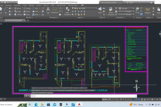 draw architectural, electrical plan, plumbing, mep drawings