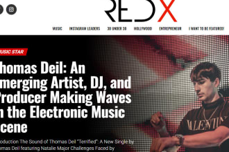 promote you on redx magazine