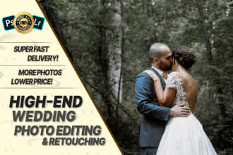 photo edit, retouch your wedding pictures professionally