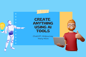 create anything using ai tools like chatgpt, midjourney, synthesia