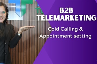 do b2b cold calling and book appointments for your business