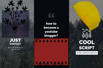 write professional german script for your youtube channel