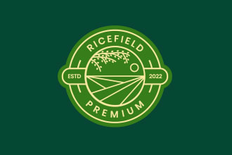 do a green, natural, landscape, agriculture logo