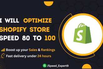 do shopify speed optimization and increase shopify score