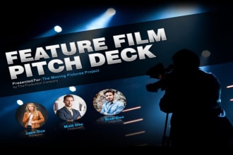 design film and movies pitch deck for investors