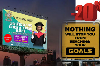 design professional billboard, banners at lowest price