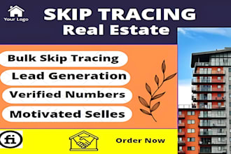provide real estate bulk skip tracing and active cash buyer