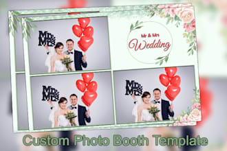 design custom photo booth template