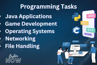 do java and c development project