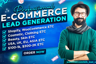 create a valid b2b email list of shopify store owners leads and ecommerce leads