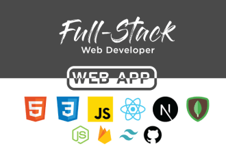 develop full stack websites using react, mongodb, and nodejs
