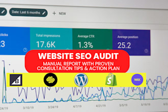 do complete website SEO audit, competitors analysis, keywords and action plan