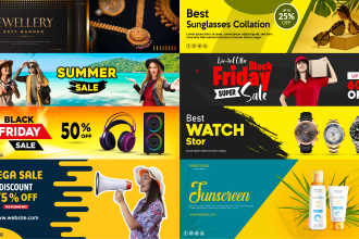 design an eye catching etsy banner for your etsy shop or brand
