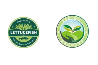 design lawncare landscape irrigation eco garden tree nature agriculture logo