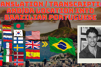 translate 1,000 words from your language into native brazilian portuguese