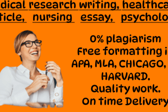 write articles, blogs in nursing, healthcare, public health
