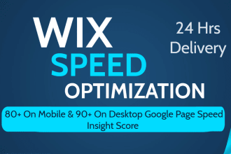 boost your wix website speed on google page speed insight and gtmetrix