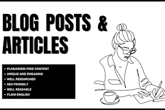 write SEO blog post or article
