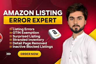 resolve suppressed listings, inactive listing and fix fba stranded inventory