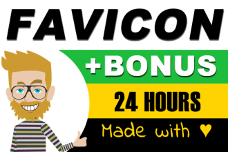 design favicon for you in 24h with bonus