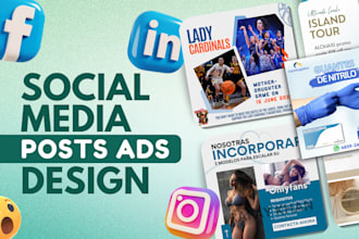 create amazing facebook, instagram post, banner design