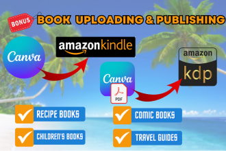 convert canva PDF to amazon KDP and paperback
