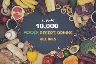 provide 10,000 food, desert, drinks recipes for your website