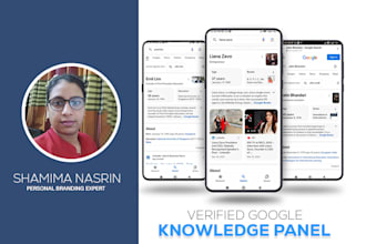 build a google knowledge panel or graph for individual