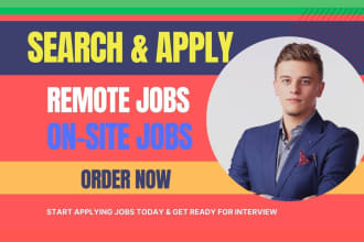 search and apply for jobs, remote work and job search for you
