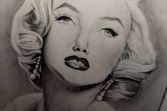 draw, sketch in colored pencils or graphite what you want