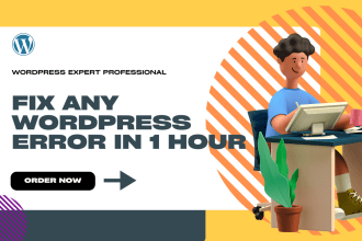 fix any wordpress error in 1 hour