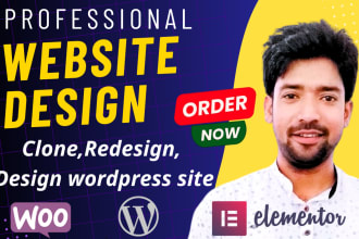 do design, redesign, clone, customization wordpress website, ecommerce