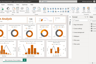 create interactive power bi report and dashboard