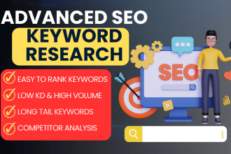 do advanced SEO keyword research and competitor analysis