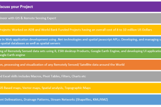 help you with r, python, excel, google earth engine, esri, web development, gis