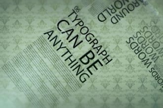 create this awesome typograph video in HD