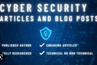 write cybersecurity and information systems security tasks
