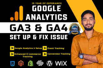 setup google analytics ga4 and enhanced ecommerce tracking