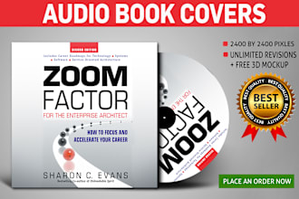 convert ebook cover to acx or audible audiobook within 2 hrs