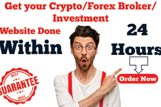 build you a broker for investment crypto or forex trading