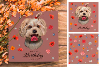draw your pet portrait, dog, cat, or any other animal